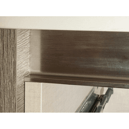 Gola Closed End Cap for Horizontal L Profile, Black Alt 2 - Image