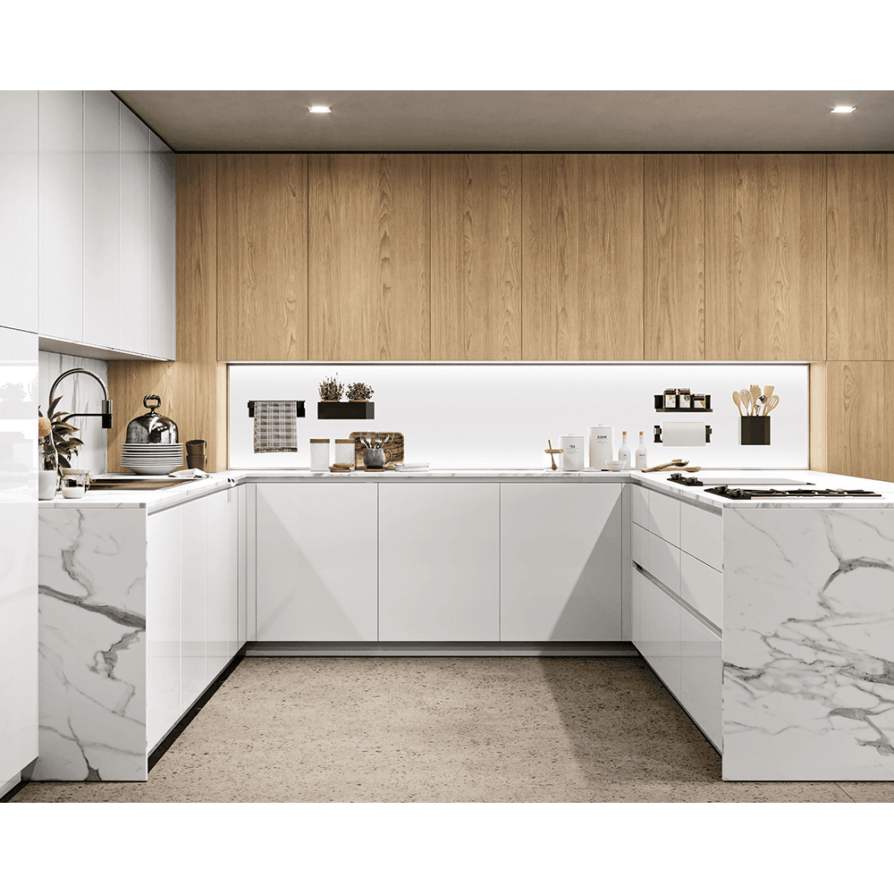 2-Sided Veneer Panel, Olmo Miele, 45mm Thick 81-1/2" x 120" Alt 2 - Image