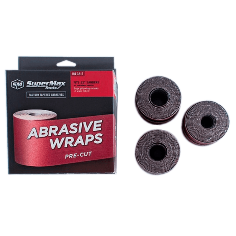 100 Grit Pre-Cut Abrasive Wrap for 22" Drum Sander (3/Box) - Alt Image 1