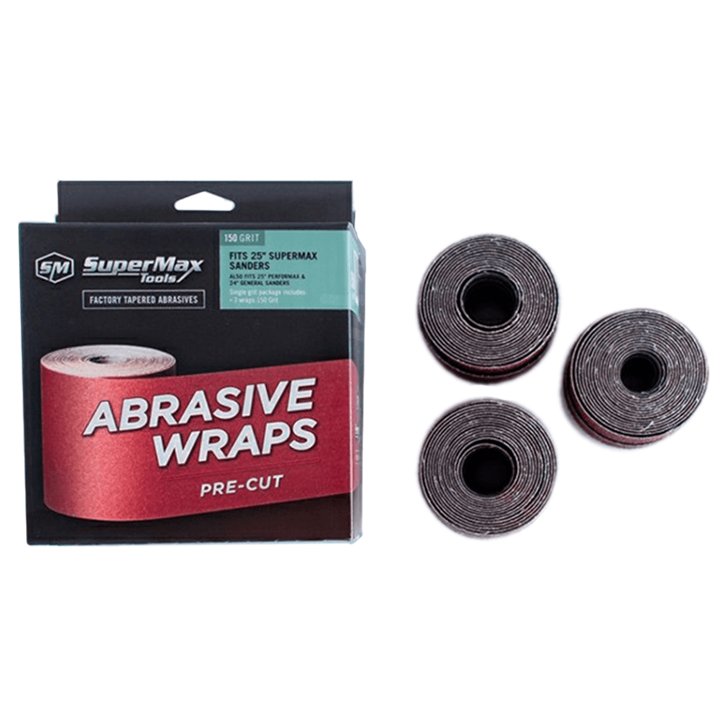 100 Grit Pre-Cut Abrasive Wrap for 25" Drum Sander (3/Box) - Alt Image 2
