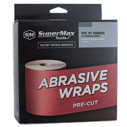 120 Grit Pre-Cut Abrasive Wrap for 16" Drum Sander (4/Box) - Alt Image 1