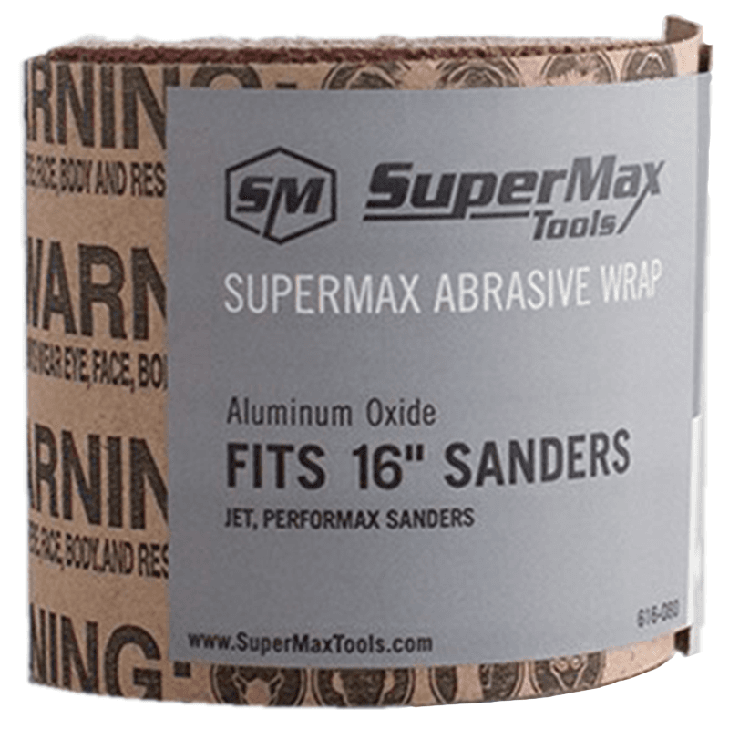 120 Grit Pre-Cut Abrasive Wrap for 16" Drum Sander (4/Box) - Alt Image 2