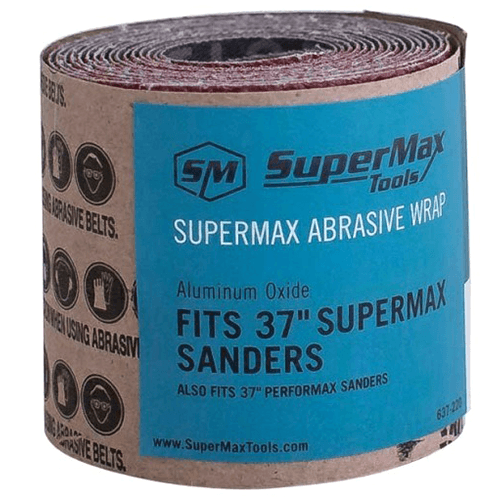 220 Grit Pre-Cut Abrasive Wrap for 37" Drum Sander (2/Box) - Alt Image 2