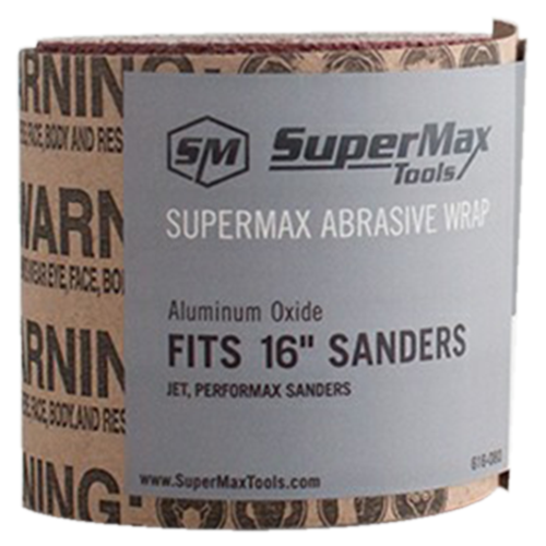 36 Grit Pre-Cut Abrasive Wrap for 16" Drum Sander - Alt Image 2