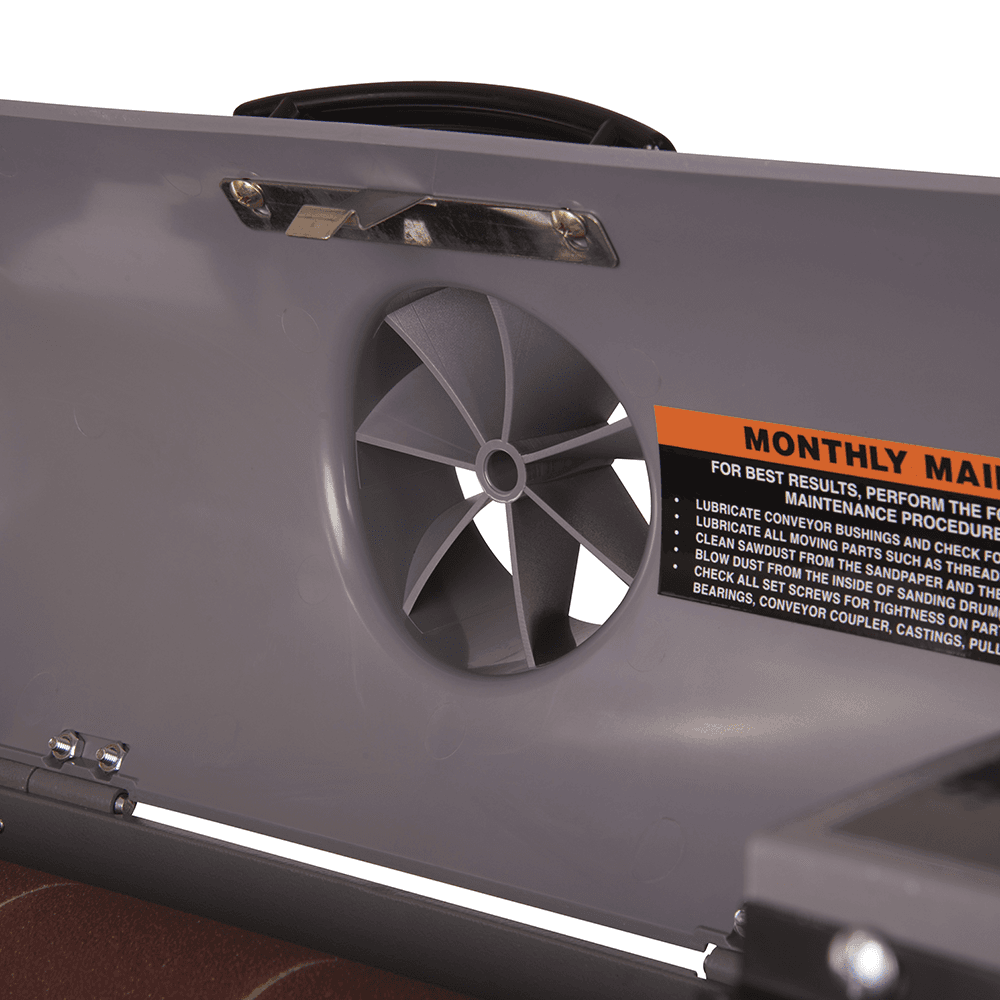 SUPERMAX 1632 DRUM SANDER OPEN STAND (Infeed and outfeed tables sold separately) - Alt Image 2