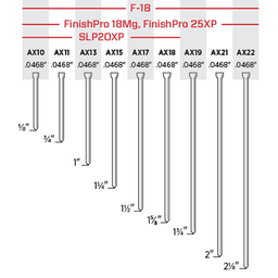1-1/4" Brad Nail, 18 Gauge, Medium Head, Box of 5 Thousand - Alt Image 2