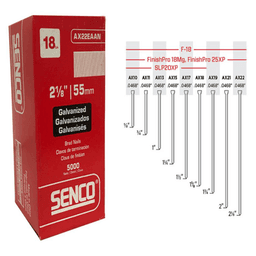 2-1/8" Brad Nail, 18 Gauge, Medium Head, Box of 5 Thousand - Main Image