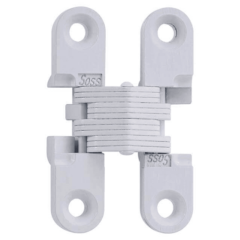 101 Invisible 180° Opening Hinge, White E-Coat Main - Image