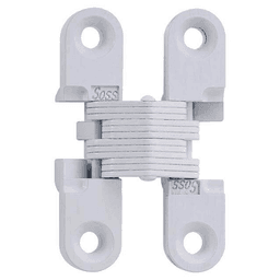 101 Invisible 180° Opening Hinge, White E-Coat Main - Image