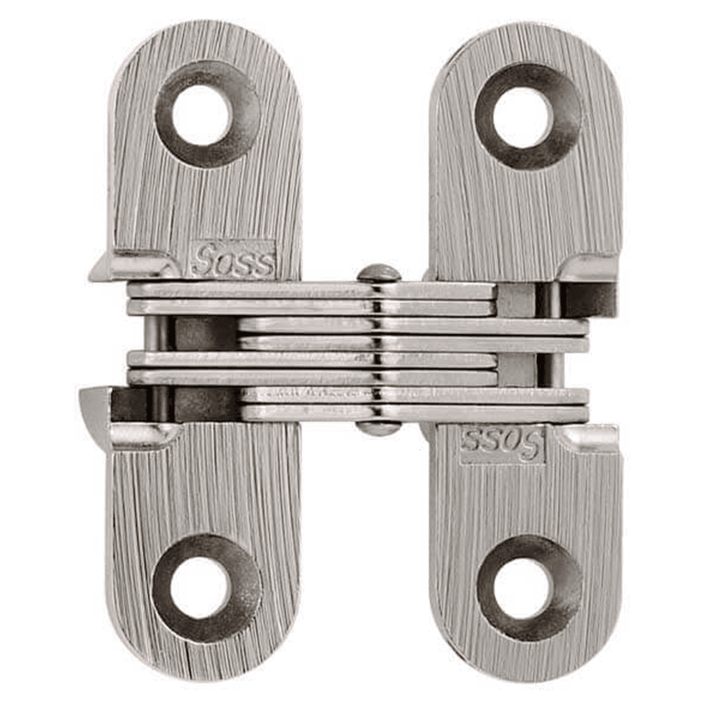 203 Invisible 180° Opening Hinge, Satin Nickel Main - Image