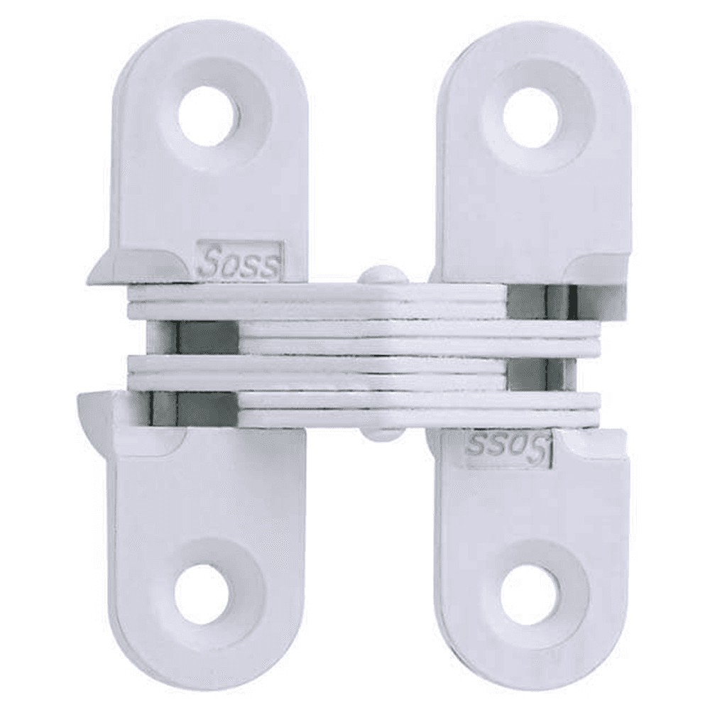 203 Invisible 180° Opening Hinge, White E-Coat Main - Image