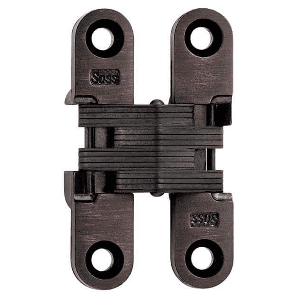 3/4" 204 Invisible 180° Opening Hinge, Oil Rubbed Bronze Lacquered Main - Image