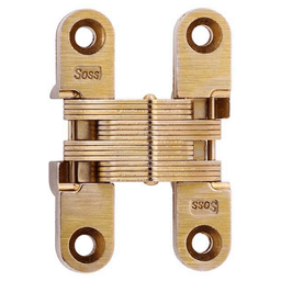 205 Invisible 180° Opening Hinge, Satin Brass Main - Image