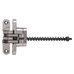 212IC Invisible 180° Opening Closer Hinge, Bright Nickel Main - Image