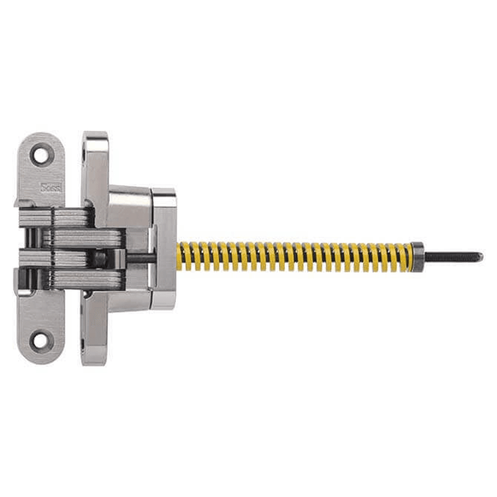 212IC Invisible 180° Opening Closer Hinge, Satin Nickel Main - Image