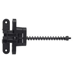 212IC Invisible 180° Opening Closer Hinge, Textured Black Main - Image