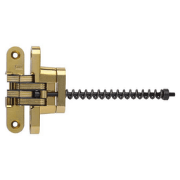 212IC Invisible 180° Opening Closer Hinge, Satin Brass Main - Image