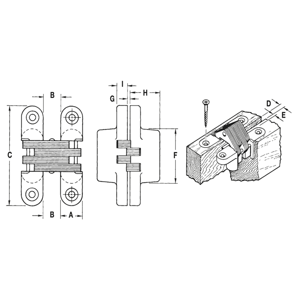 212 Invisible Hinge Router Guide Template - Alt Image 2