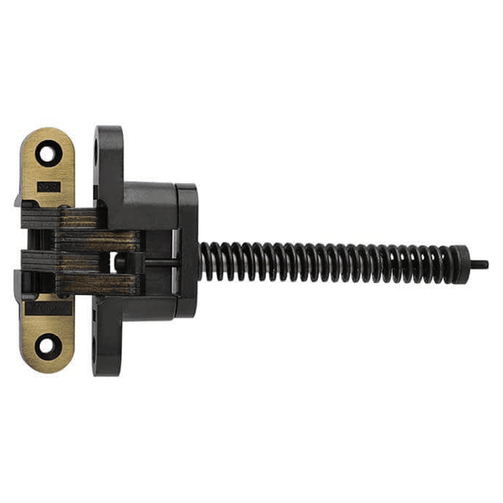 216IC Invisible 180° Opening Closer Hinge, Antique Brass Main - Image