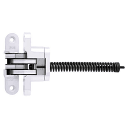 216IC Invisible 180° Opening Closer Hinge, White E-Coat Main - Image