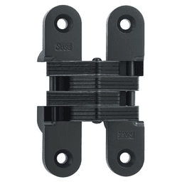 216 Invisible 180° Opening Hinge, Black E-Coat Main - Image
