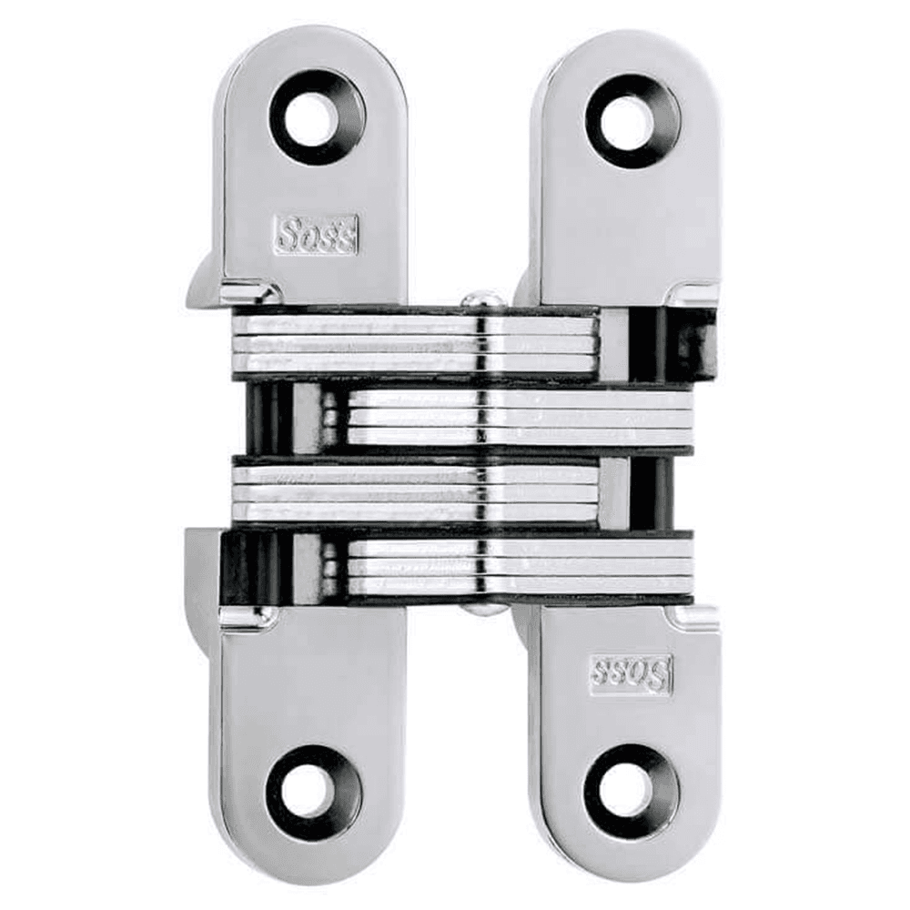 216 Invisible 180° Opening Hinge, Bright Chrome Main - Image