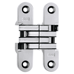 216 Invisible 180° Opening Hinge, Bright Chrome Main - Image