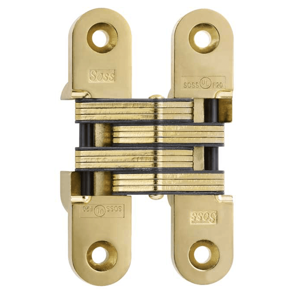 216 Invisible 180° Opening Hinge, Bright Brass Main - Image