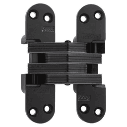 218H Invisible 180° Opening Hinge, Black E-Coat Main - Image