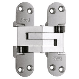 218H Invisible 180° Opening Hinge, Satin Chrome Main - Image