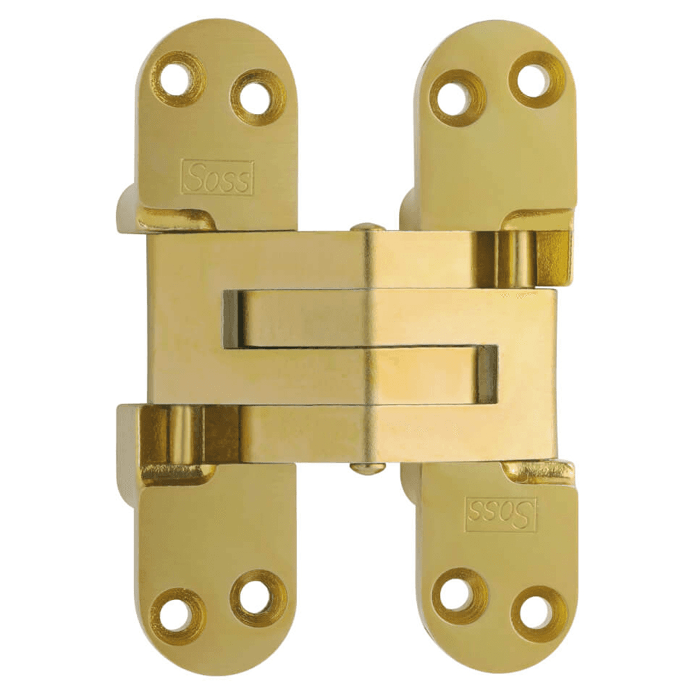 218H Invisible 180° Opening Hinge, Satin Brass Main - Image