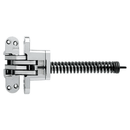 218IC Invisible 180° Opening Closer Hinge, Bright Chrome Main - Image