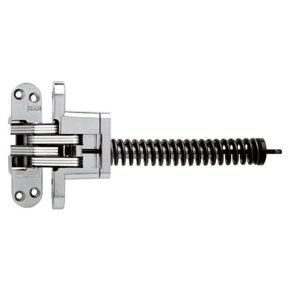 218IC Invisible 180° Opening Closer Hinge, Satin Chrome Main - Image