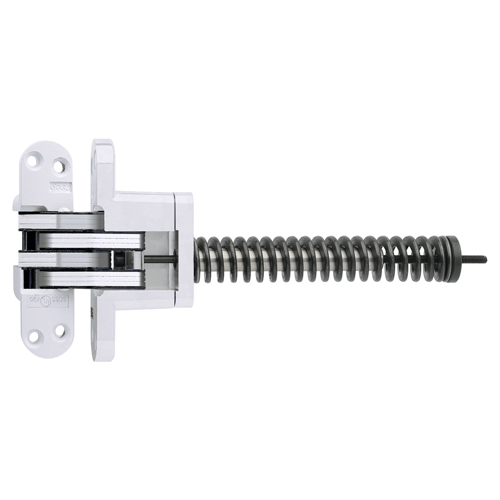 218IC Invisible 180° Opening Closer Hinge, White  Main - Image