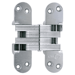 2" 220AS Alloy Steel Invisible Power Transfer Hinge, Satin Chrome Main - Image