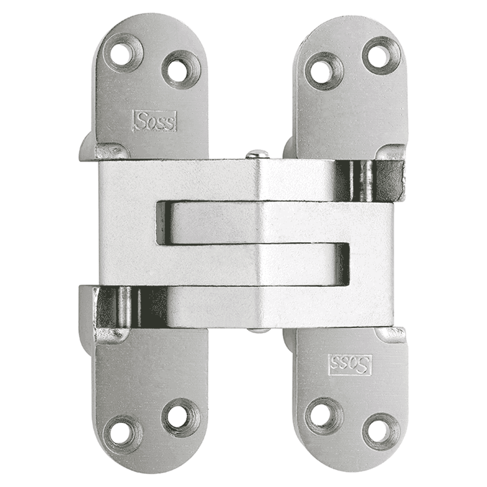 2" 220H Invisible Hercules Hinge, Satin Chrome Main - Image