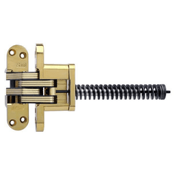 2" 220IC Invisible Closer Hinge, Satin Brass Main - Image