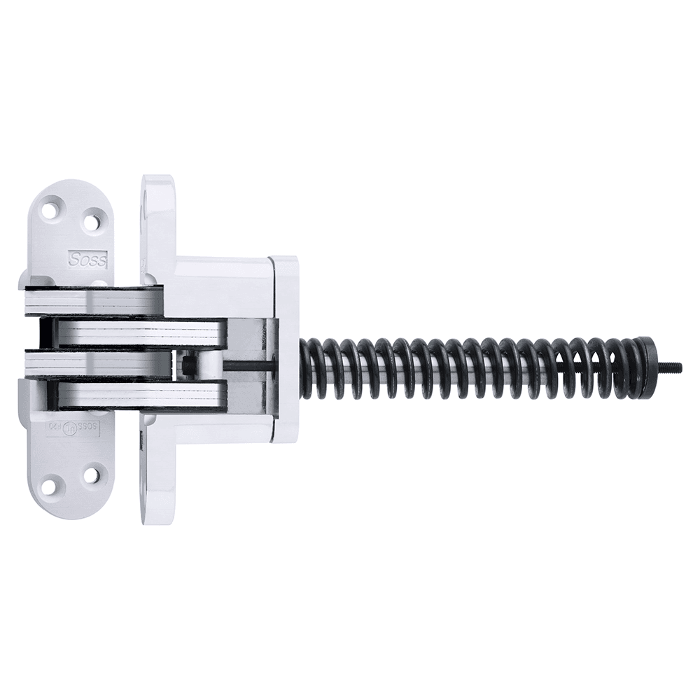 2" 220IC Invisible Closer Hinge, White Main - Image
