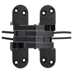 2" 220PT Invisible Power Transfer Hinge, Black Main - Image