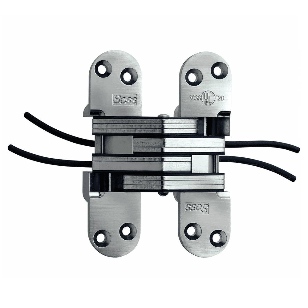 2" 220PT Invisible Power Transfer Hinge, White Main - Image
