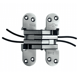 2" 220PT Invisible Power Transfer Hinge, White Main - Image
