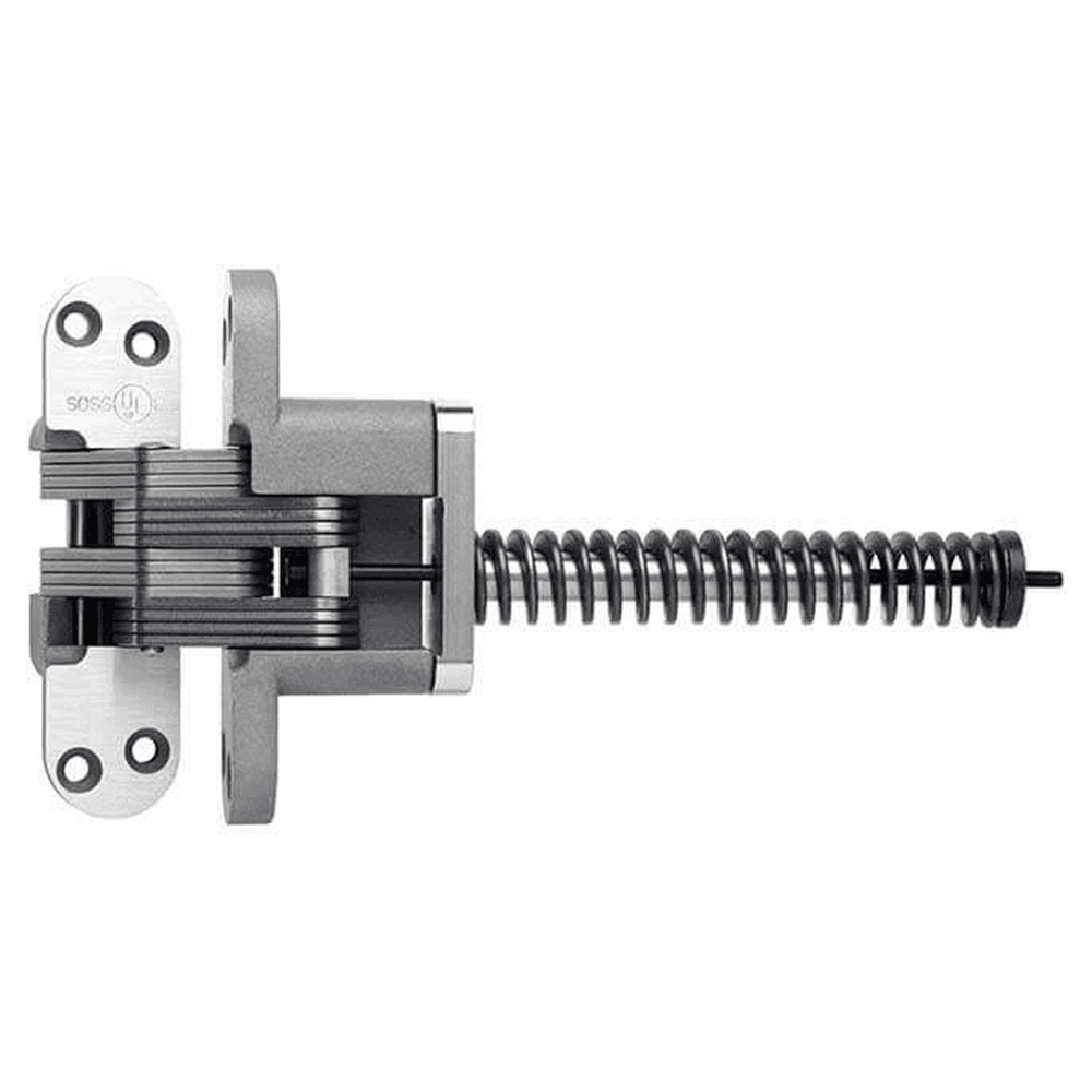 2" 220SSIC Invisible Closer Hinge, Satin Stainless Steel Main - Image