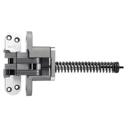 2" 220SSIC Invisible Closer Hinge, Satin Stainless Steel Main - Image