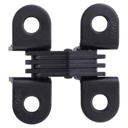 11/16" 303 Invisible Hinge, Black Main - Image