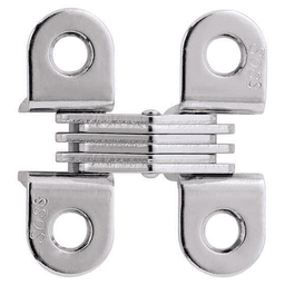 11/16" 303 Invisible Hinge, Satin Chrome Main - Image