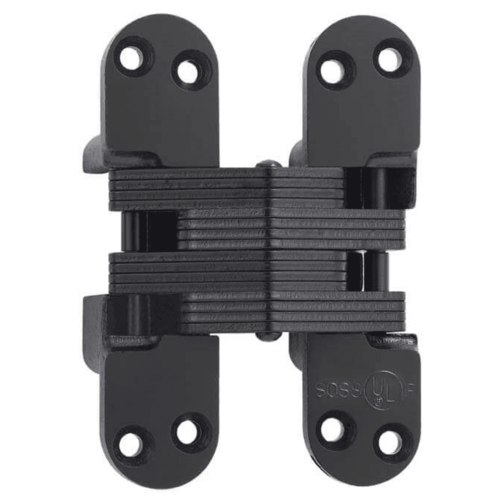 1-3/4" 418 Invisible Power Transfer Hinge 2.5 AMP at 24 VDC, Black E-Coat Main - Image