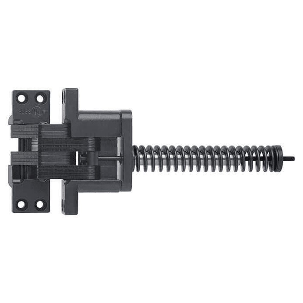 420IC Invisible 180° Opening Closer Hinge, Black Main - Image