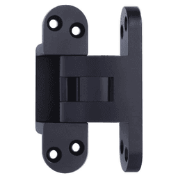 518 Wrap Around Invisible 92° Opening Hinge, Black Main - Image