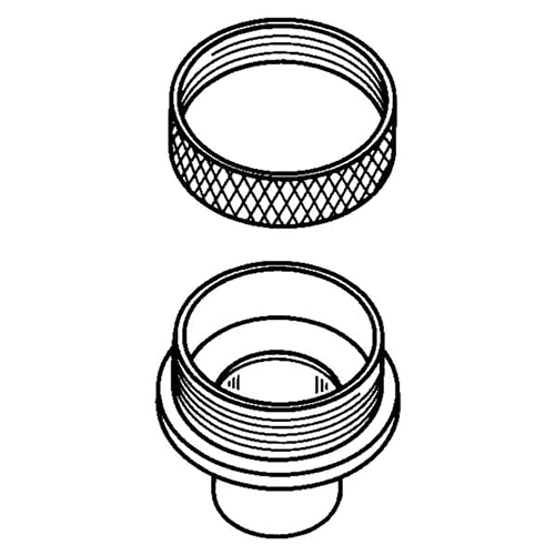 9/16" Porter Cable Guide Bushing and Locknut Main - Image