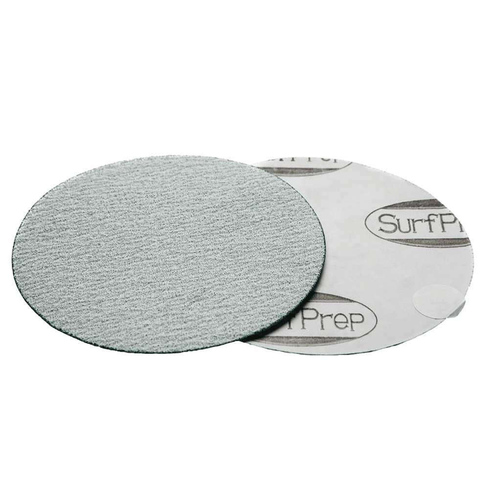 5" PSA 320 Grit No Holes Sanding Disc, Aluminum Oxide on Film (100/Box) - Alt Image 1